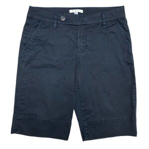 CAbi Bermuda Shorts Cotton Black Resortwear Outdoor Casual Workwear Summer